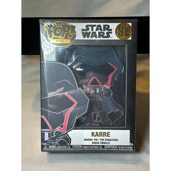 Star Wars Funko Pop Karre Pin with stand New Sealed - Picture 1 of 2